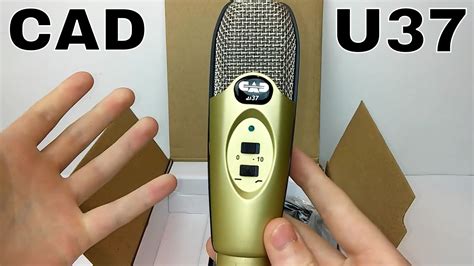 CAD U37 USB Condenser Microphone Unboxing Review YouTube