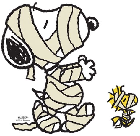 View Full Size Mummy Snoopy And Woodstock Snoopy Halloween Mummy