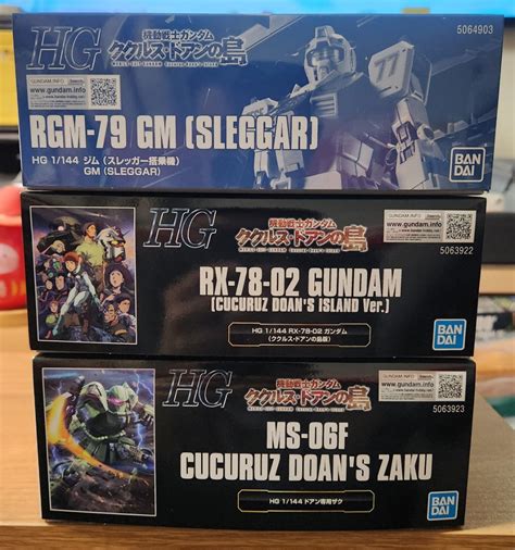 Hg Rx Gundam Cucuruz Doan S Island Ver Hg Ms F