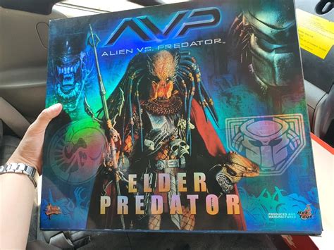 Set Of 6 Hot Toys AVP Predator Elder Celtic Chopper Ancient Hobbies Toys Toys Games On