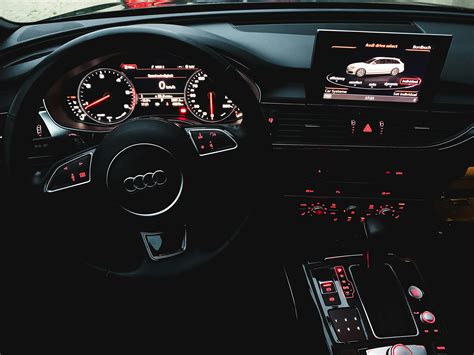 Black And Red Car Dashboard · Free Stock Photo