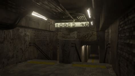 Artstation Post Apocalyptic Subway