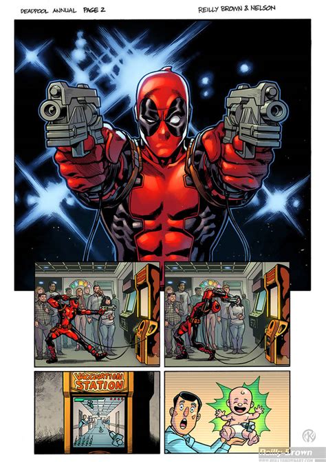 Deadpool Annual 2019 Page 02 Sample Colors By Zethkeeper On Deviantart