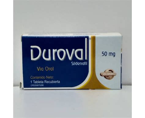 MEDICINA DUROVAL 50 MG X 1 TAB REC VALMORCA Sihay