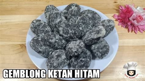 Resep Gemblong Ketan Hitam Getas Ketan Hitam Ide Jualan Youtube