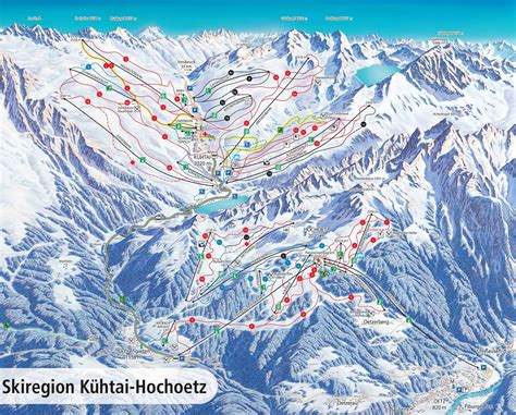 Kuhtai Hochoetz Ski Map