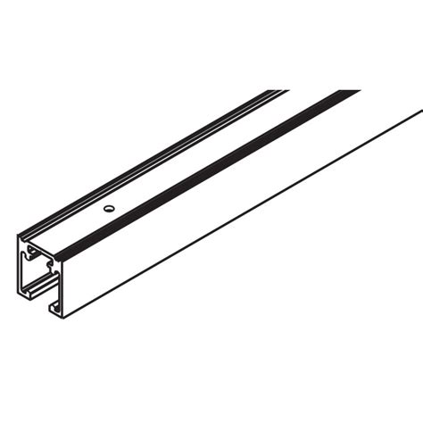 Einfachlaufschiene Lm Mm Farblos Eloxiert Gebohrt Hawa Sliding