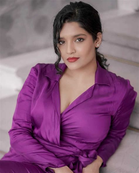 Ritika Singh Hot Pose In Violet Color Outfit Glamsundari In