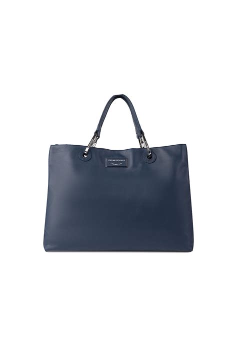 Сумка женская EMPORIO ARMANI (100% натуральная кожа), цвет Синий ...