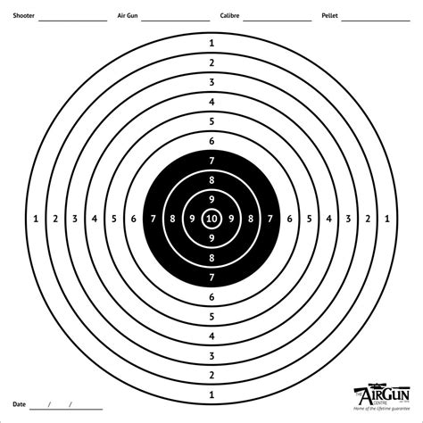 Printable Airsoft Sniper Targets