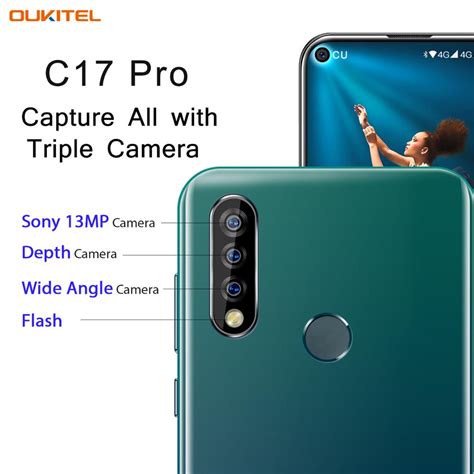 OUKITEL C17 Pro 6 35 Blind Hole Display Cellphone Android 9 0 Octa