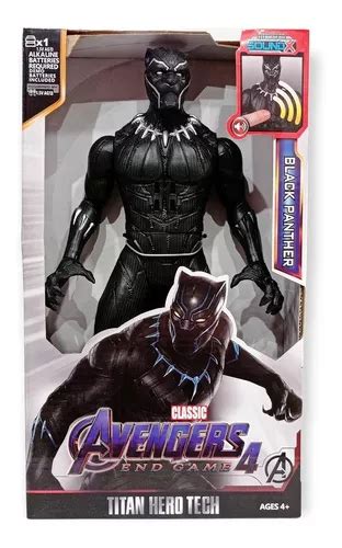 Mu Eco Pantera Negra Articulado Avengers Luz Y Sonido Cm Mercadolibre