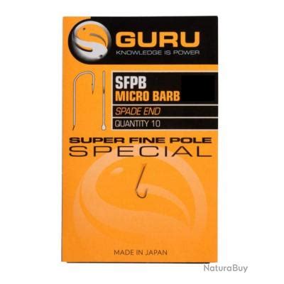 Guru Hame On Super Fine Pole Special Spade End Barbed Guru