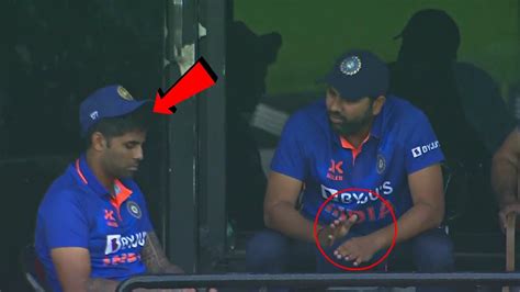 Angry Rohit Sharma Scolding Suryakumar Yadav In Dressing Room After His