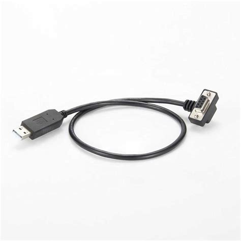 Usb To Rs232 Db9 Female Serial Adapter Cable Right Angle