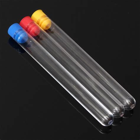 X Mm Ml Plastic Test Tube With Stopper Lab Supplies Alexnld