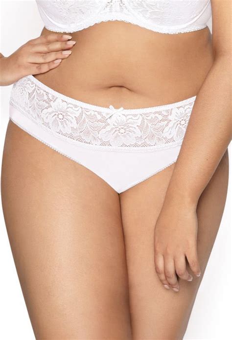 Figi biały Hannah F MAT Lingerie Moda Sklep EMPIK