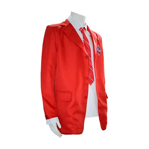 Rebelde Tv Male Red Uniform Cosplay Costume Halloween Carnival Suit