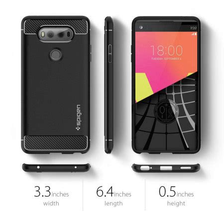 Funda Lg V Spigen Rugged Armor Negra