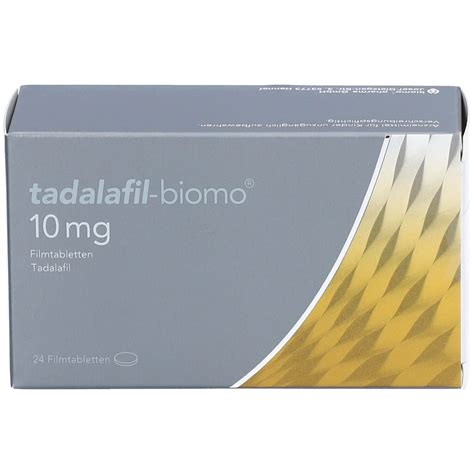 Tadalafil Biomo 10 Mg Filmtabletten 24 St Mit Dem E Rezept Kaufen