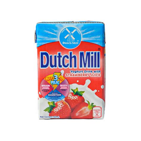 Dutch Mill Uht Yoghurt Drink Strawberry 90ml