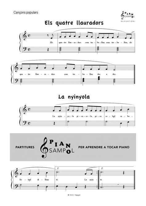 02 El Gegant Del Pi Margalideta Descargar Partitura PDF Piano