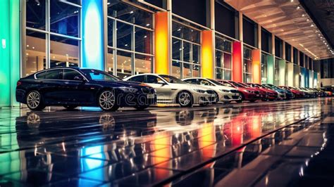 Cars For Sale Stock Lot Car Dealer Inventory Stock Photo Image Of