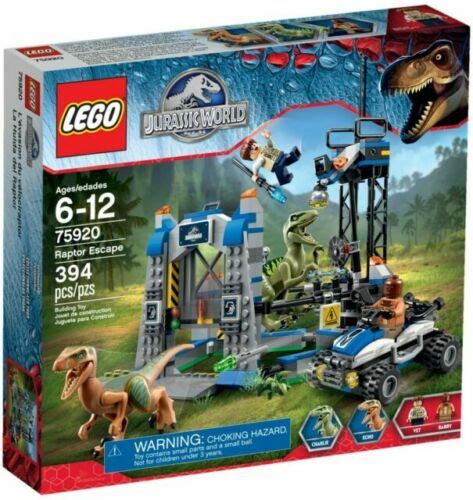 Lego Jurassic World Raptor Escape Set 75920 Brand New Sealed