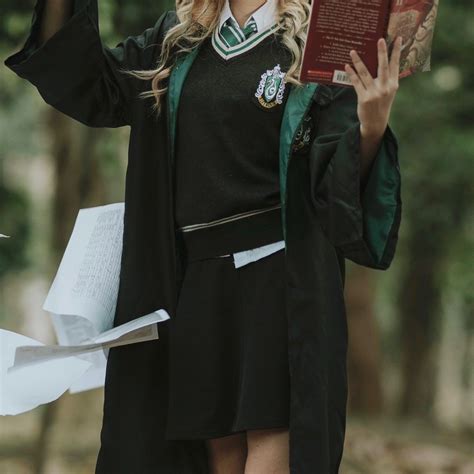 Harry Potter Slytherin Costume Set, Women's Fashion, Dresses & Sets ...