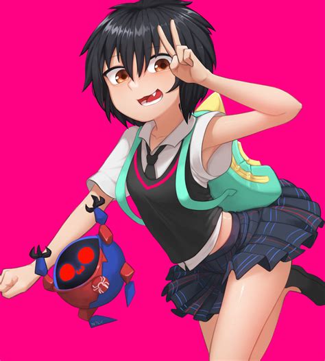 Peni Parker And Sp Dr Marvel And More Drawn By Nyxkz Danbooru