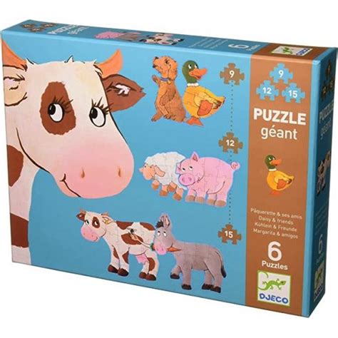 Puzzle G Ant P Querette Et Ses Amis Djeco Ludessimo Jeux De