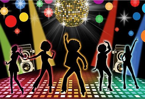 12x8ft Disco Party Backdropdisco Neon Adults Back To 60s 70s 80s 90s