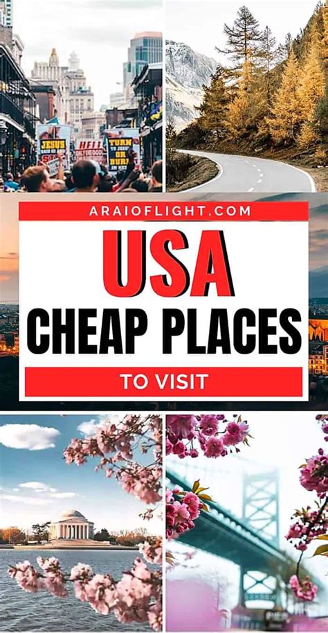 12 Best CHEAPEST Places to Travel in USA (Right Now) | 2023 Vacations