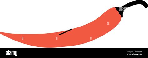 Red Hot Chili Pepper Sketch Hot Chili Peppers Illustration Red Pepper Drawing Hand Drawn