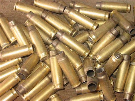 Unprocessed X Mm Once Fired Brass Casings