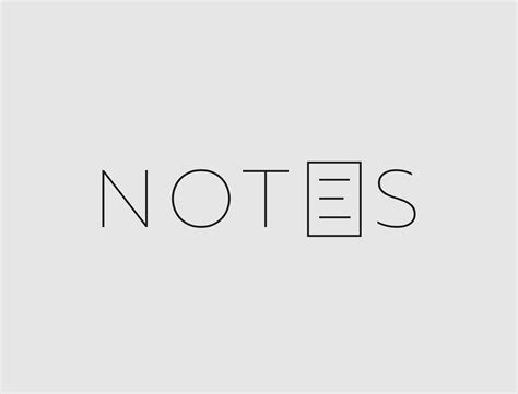 Notes Logo Concept By Mygraphiclab On Dribbble