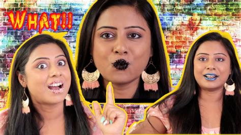 Trying Out Viral Lipstick Hacks On Youtube Soumali Adhikary Youtube