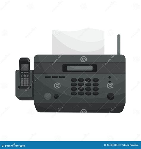 Office Devices Vector Line Icons Set Printers Copiers Computers