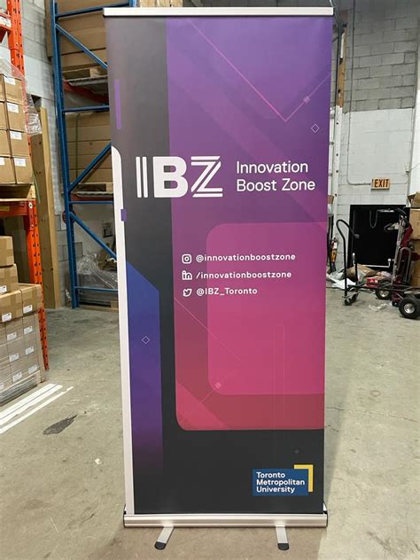 Retractable Banner IBZ Toronto ESmart Prints