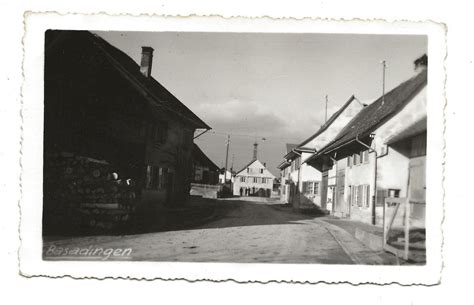 Basadingen Schlattingen TG Dorfstrasse Echt Foto AK Kaufen Auf