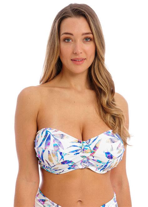 Fantasie Calypso Harbour Underwired Twist Bandeau Bikini Top Mabel And Jacks