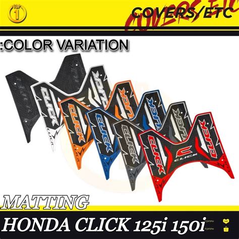 Honda Click V V C Footboard Matting Carbon Abs Plastic For Click