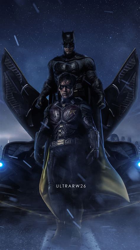 1080x1920 Batman Robin Titans Hd Artwork Superheroes Digital Art