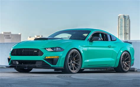 Download Wallpapers Ford Mustang 2018 Roush 729 Tuning Version