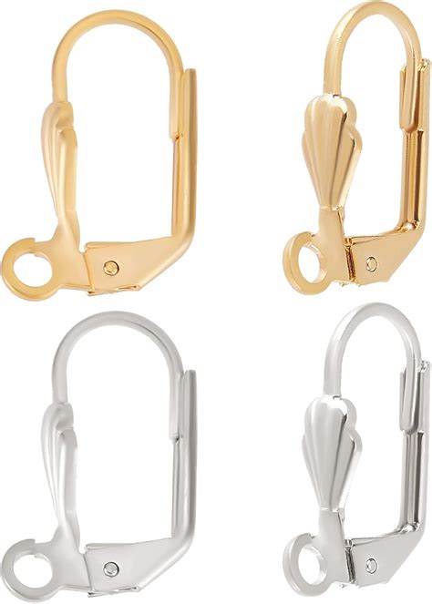 Amazon Beebeecraft Box Pcs Leverback Earring Findings K Gold