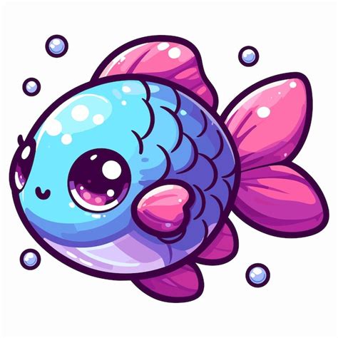 Premium Vector Adorable Goldfish Vector Illustration