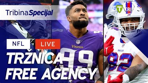 Free agency tržnica Tribina NFL YouTube