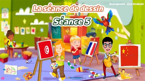 La séance de dessin 3ème année Le français du primaire