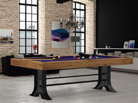 Billard ATELIER Style Industriel Billard Transformable En Table