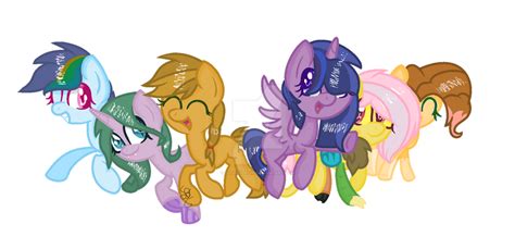 Next Generation Mane 6 By Sprinkledashyt On Deviantart